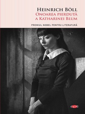 cover image of Onoarea pierdută a Katharinei Blum